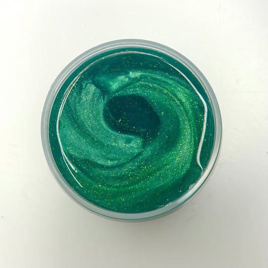 Kelp Shake - clear pigmented slime
